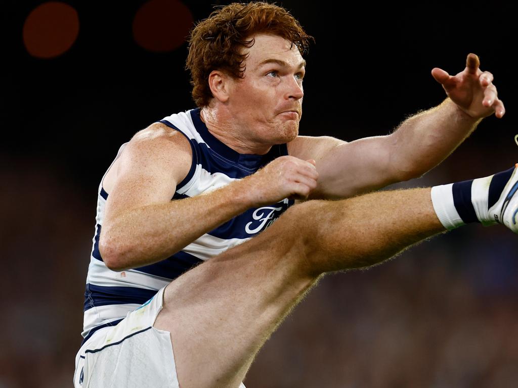 Gary Rohan hasn’t been named in Geelong’s 22. Picture: Michael Willson/AFL Photos via Getty Images