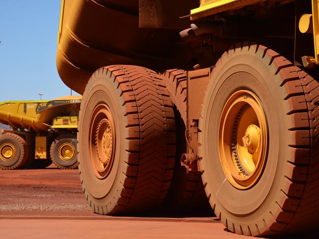 BHP began production at its $US3.6bn ($A4.98bn) South Flank iron ore mine, 56km northwest of Newman in Western Australia’s Pilbara region, in late May - shortly after the iron ore price hit a record $US233 per tonne. It was officially opened on Thursday. Picture by: Rebecca Le May