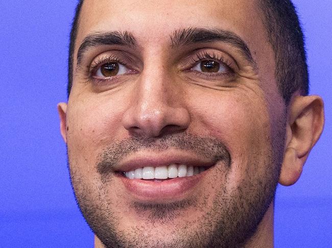 NEW YORK, NY - NOVEMBER 20: Sean Rad, CEO of Tinder, celebrates Match Group's initial public offering (IPO) at the NASDAQ stock exchange on November 20, 2015 in New York City. The company began trading on the NASDAQ yesterday morning with an IPO of $12 per share. Andrew Burton/Getty Images/AFP == FOR NEWSPAPERS, INTERNET, TELCOS & TELEVISION USE ONLY ==