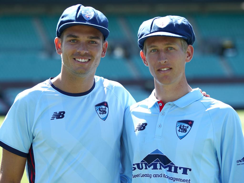 Chris Green (L) and Toby Gray (R) are two of New South Wales’ three first-class debutants this season. (Photo by Jason McCawley/Getty Images)