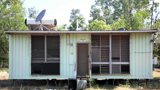 Lot 191 in Barunga is on the Department of Families, Housing and Communities list to be renovated for future tenants, it contains asbestos and is made from tin with no insulation. Picture: (A)manda Parkinson