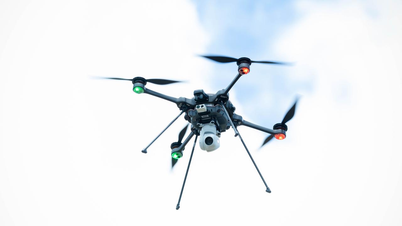 Queensland Police Service launching new drones at Wacol, Friday, February 10, 2023 - Picture: Richard Walker