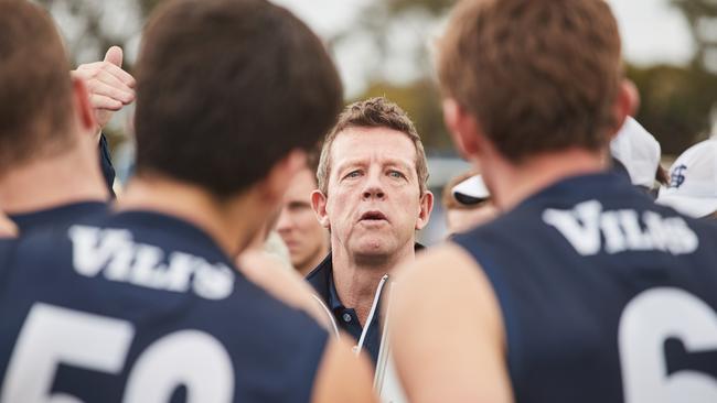 Garry Hocking, who has interviewed in person for the vacant Crows coaching position, has been described as a caring man-manager. Picture: Matt Loxton