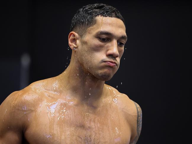 Jai Opetaia defends his IBF cruiserweight world title this weekend. Picture: Richard Pelham/Getty Images