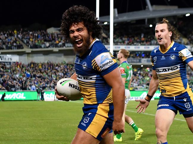 Isaiah Papali'i has been a revelation for the Eels in 2021. Picture: Gregg Porteous/NRL Photos