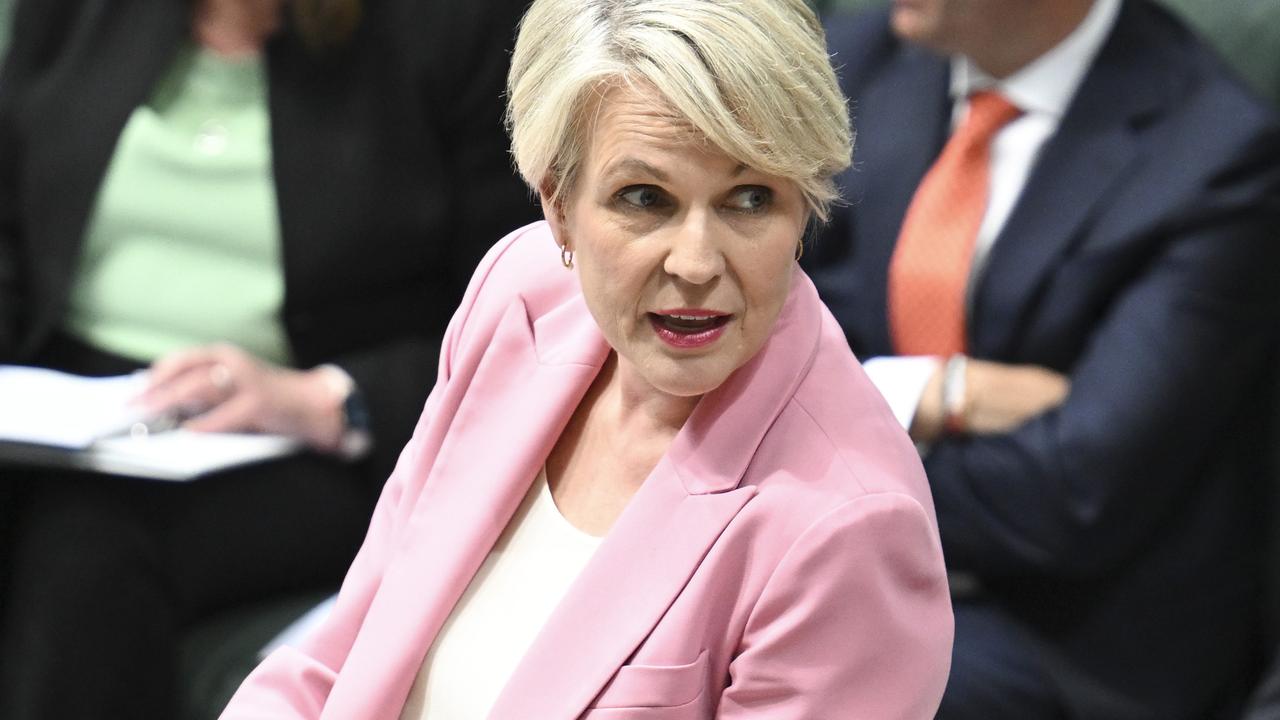 Tanya Plibersek pictured at Question Time at Parliament House in Canberra. Picture: NewsWire / Martin Ollman