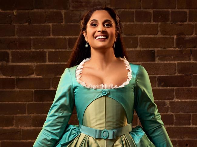 Vidya Makan as Eliza Hamilton in the new Australian production of Hamilton the musical. credit Daniel Boud