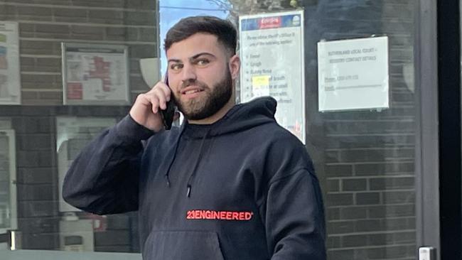 Marcus Corelli was sentenced in Sutherland Local Court after he assaulted a security guard after being asked to leave Kingsgrove hotel. Picture: Ashleigh Tullis