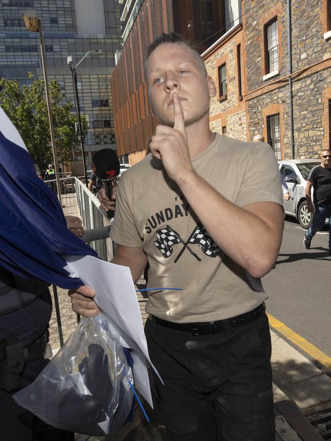 Nathan Bull outside court last week. Picture: Newswire