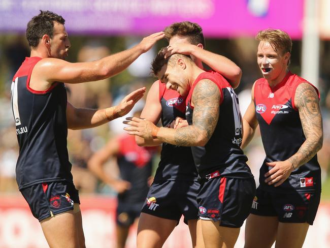 Dean Kent kicked the sealing goal for the Demons.