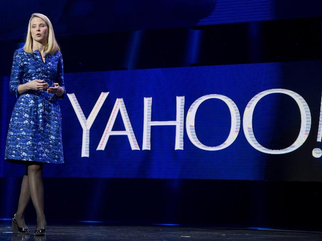 Marissa Mayer speaking during the International Consumer Electronics Show in Las Vegas.