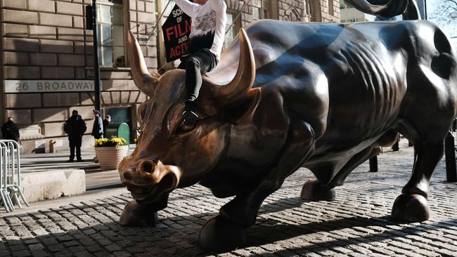 Gold traded beyond $US1900 an ounce for the first time in 20 weeks. Picture: Spencer Platt/Getty Images/AFP