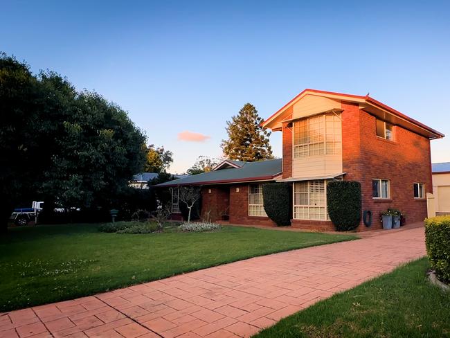 The family home on Meredith Crescent in Toowoomba.