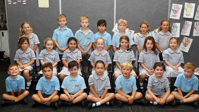 Clairvaux Catholic School Prep BG front Jake Potter, Jack Sexton, Edison Gocentas, Octavia Nave, Patrick Gill, Edie Hollis and Parker Cail. Middle Evelyn Jackman, Stella Morgan, Ivy Iosefo, Olive Furtulla, Esme Scaddin, Camilla Panetta and Kassidy Chalmers. Back Eloise Noelker, Walter Thomas, Rhys Willocks, Adrian Ranieri, Jude Burrows, Isla Copp, and Alba Van Galen. Picture: Alison Wynd