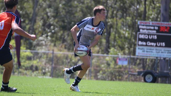 Emerging Reds Cup day 1 action between SEQ and Brisbane Grey in the Under 15s.