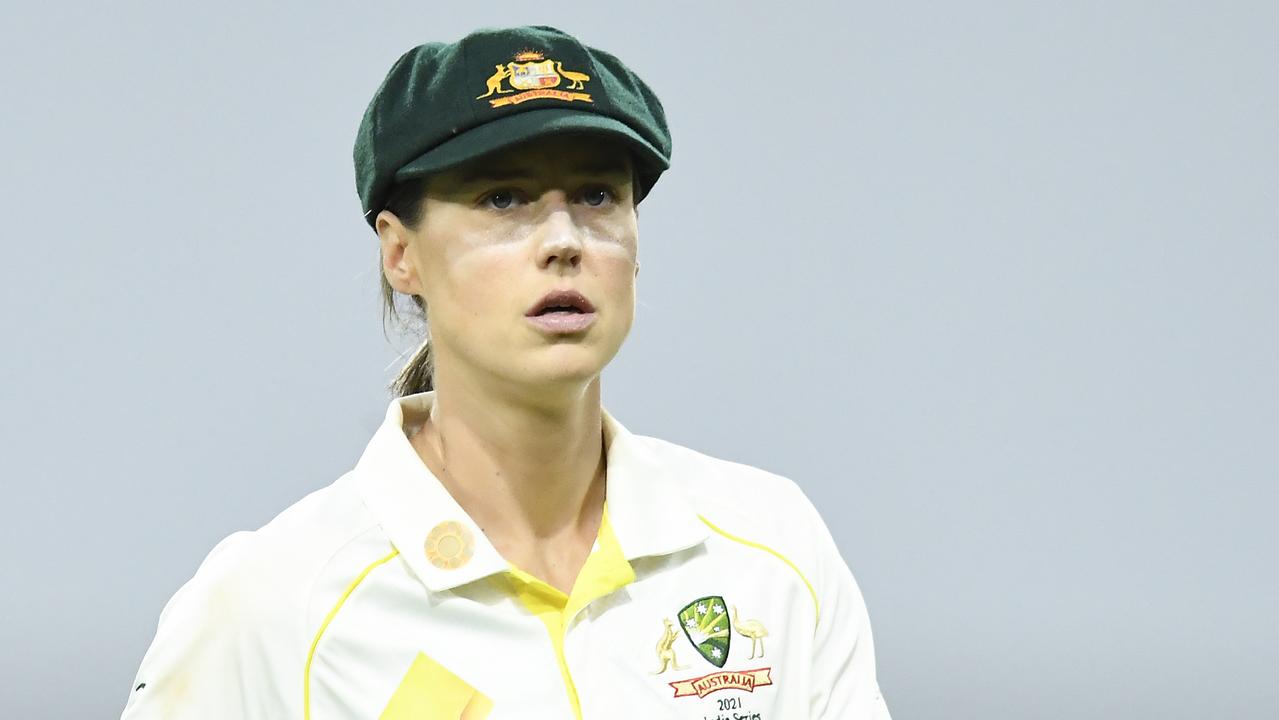 Ellyse Perry created a slice of history in 2021. Picture: Albert Perez/Getty Images