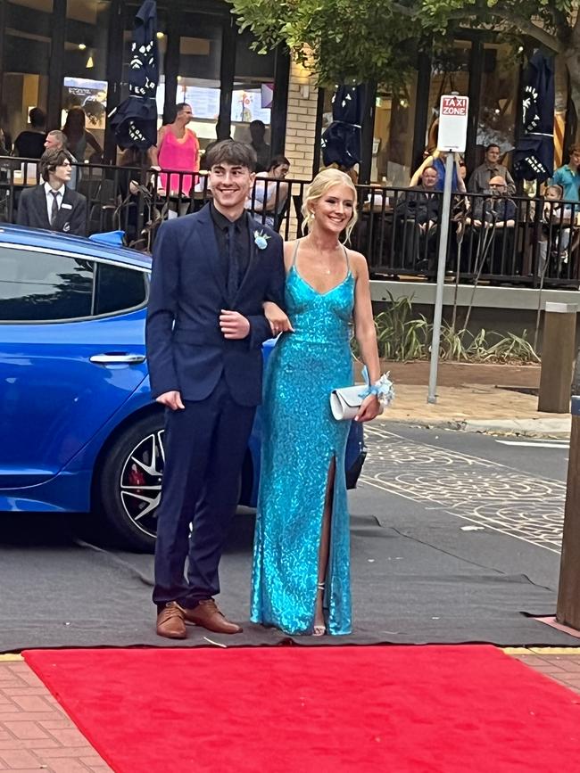 The students of Urangan State High School arrive at their formal.