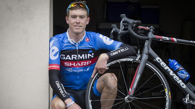 Rohan Dennis suffered an unfortunate fall during the time trial.