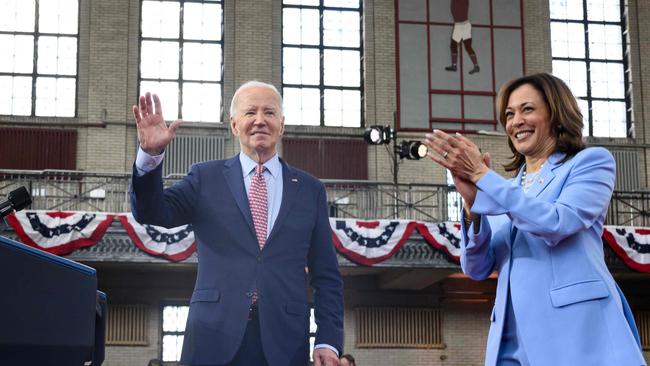 Joe Biden and Vice-President Kamala Harris. Picture: AFP