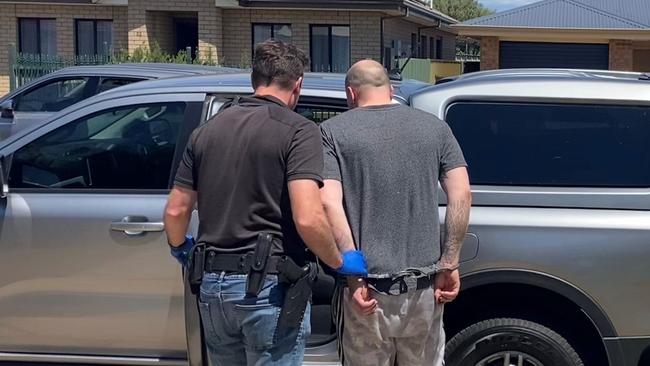 Australian Border Force officers and South Australian Police arrested a 35-year-old South Australian man for the alleged drug import. Picture: ABF