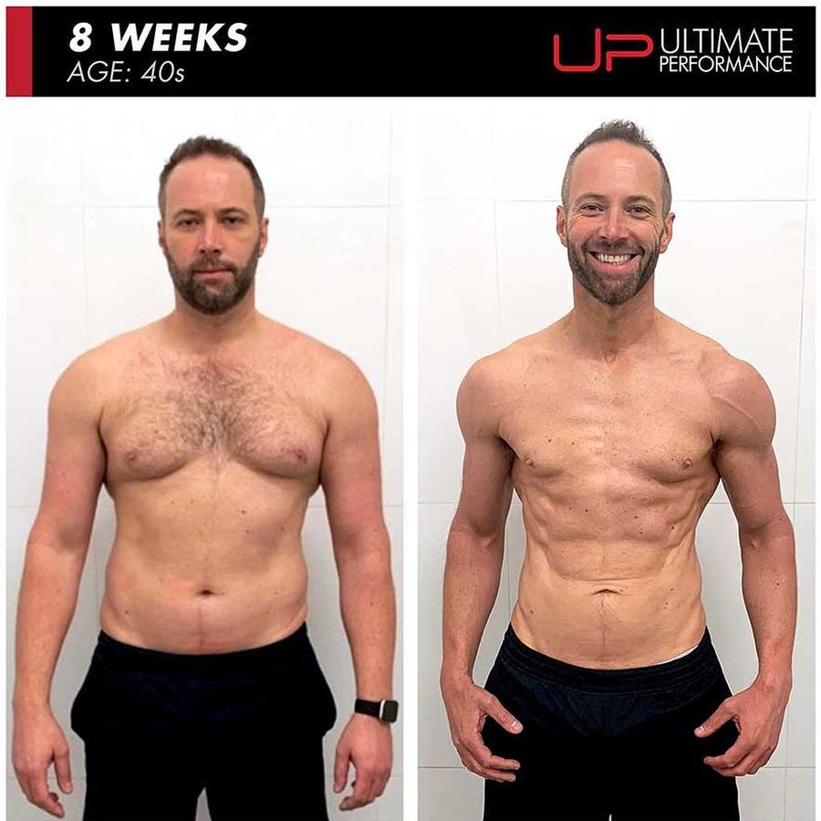 He did an eight-week challenge with Ultimate Performance Sydney.