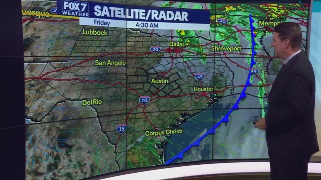 Central Texas Weather: Cold Front Brings Cooler Temperatures, Wind ...