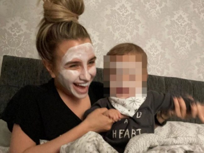 The lifestyle blogger (pictured) gave birth to her son in 2020. Picture: Instagram