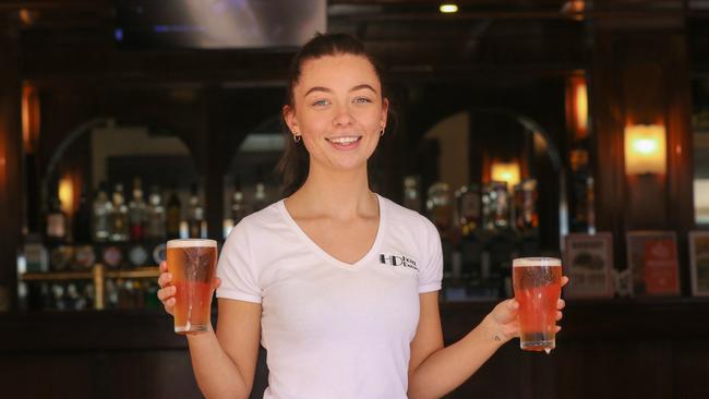 Hotel Darwin worker Hayley MacDonald is excited for Cup weekend. Picture: Glenn Campbell