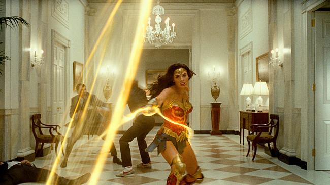 Gal Gadot is back as the butt-kicking superhero in the overlong Wonder Woman 1984.