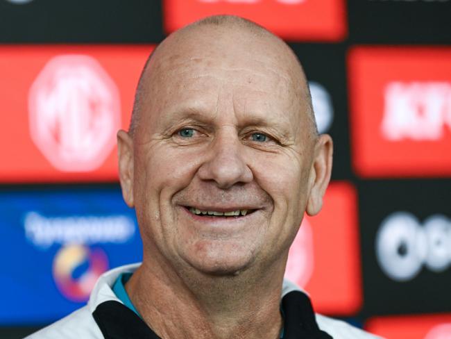 Ken Hinkley and the Power are looking for a fifth win of the season. Picture: Getty Images