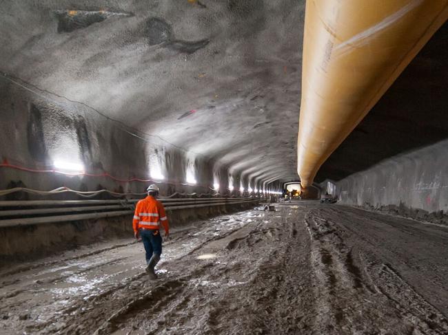 The M4 East WestConnex tunnel won’t open until after the March state election. 