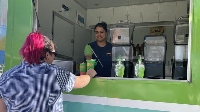 Montana McCorry was excited to be able to get a Watermelon Crush from Boost Juice.