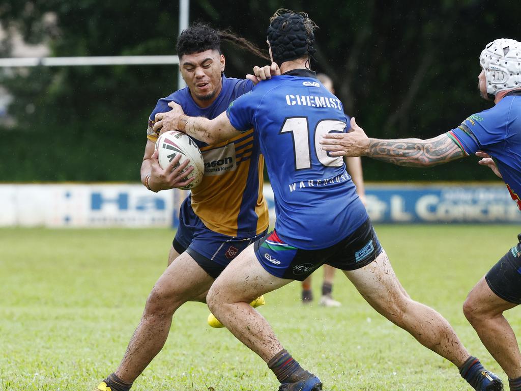 Kangaroos’ Vai Nanai is one of the Roos’ x-factors heading into the grand final against Mareeba. Picture: Brendan Radke