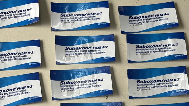 Suboxone strips in their wrappers. Picture: Supplied