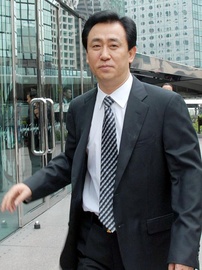 Xu Jiayin, Chairman of Guangzhou Evergrande Group. Picture: Getty Images.