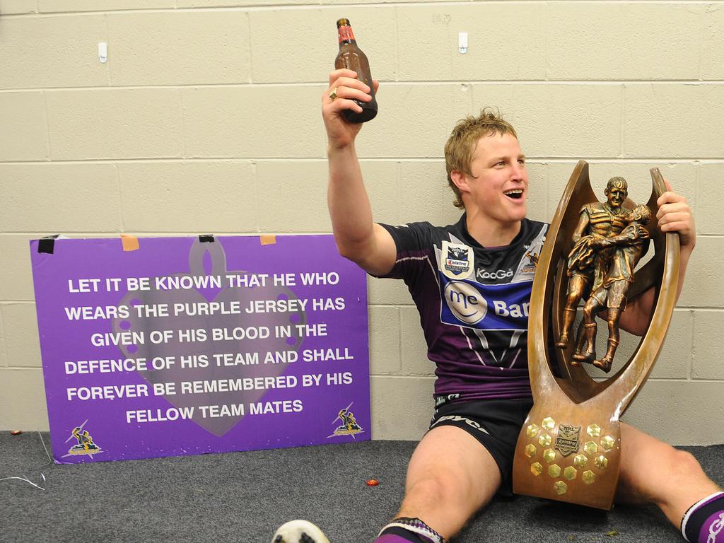 Finch was a grand final winner with the Melbourne Storm.