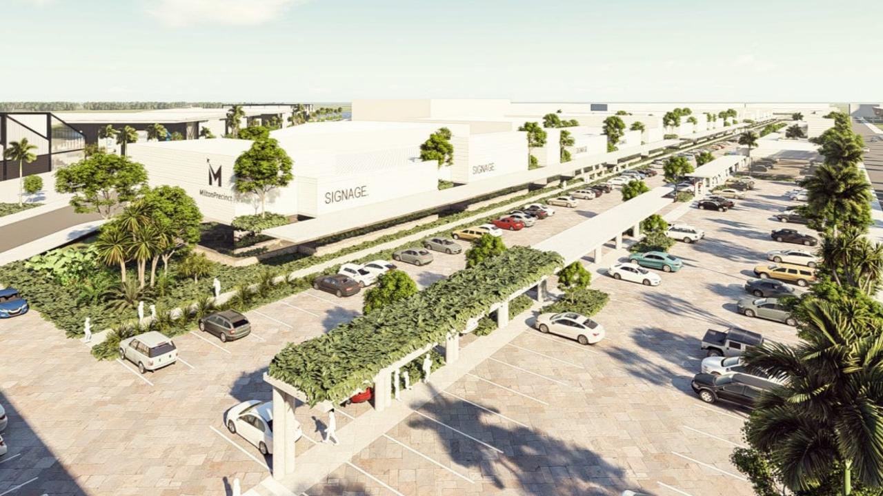 Early design plans for the Milton Street Precinct at Mackay Airport. Picture: realcommercial.com.au