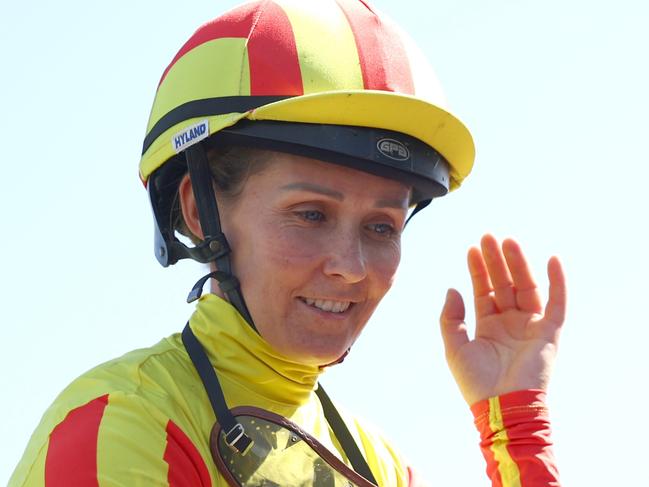 SYDNEY, AUSTRALIA - DECEMBER 28: Rachel King riding Left Field wins Race 5 The Agency Real Estate during Sydney Racing at Royal Randwick Racecourse on December 28, 2024 in Sydney, Australia. (Photo by Jeremy Ng/Getty Images)