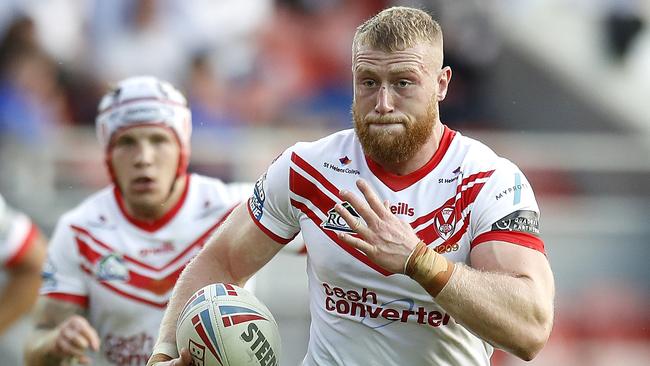 St Helens’ Luke Thompson had 11 or 12 NRL clubs after his signature. Picture: Getty Images.