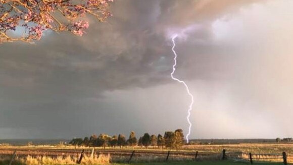 A storm rolling in at Talgai, QLD.