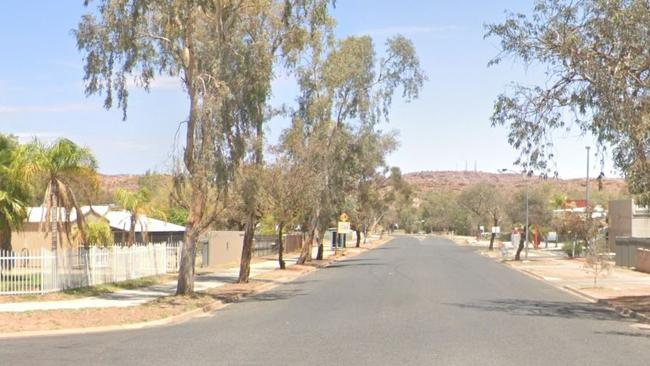 The site of the Christmas Day crash: Spearwood Avenue in Sadadeen, Alice Springs. Picture: Google Maps