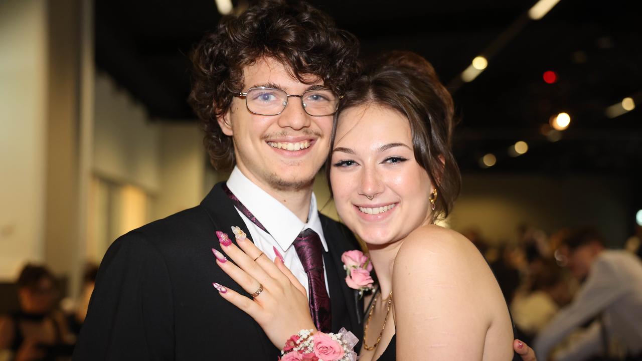 Blair Mackenzie and Eva Hurry at the Varsity College Formal at Seaworld Conference Centre. Picture, Portia Large.