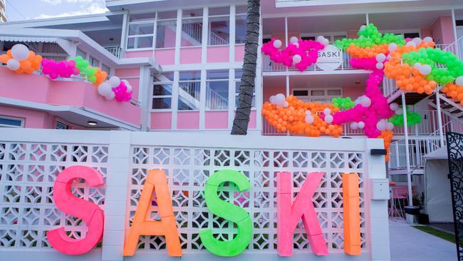 The Saski launch party at the Pink Hotel in Coolangatta. Photo: Jazna &amp; Co. 