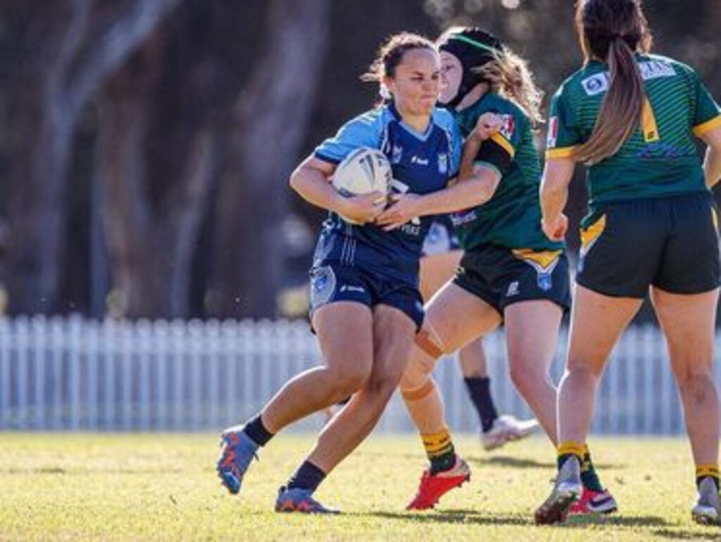 Tiana Tawhai of the Pasifika at the Harmony Nines. Picture: Brett Neilson Photography