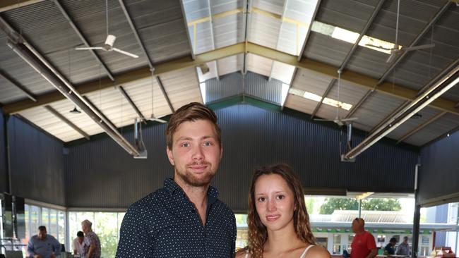 MELBOURNE, AUSTRALIA - MARCH 2 2024 Sebastian and Silke Lund Attend the Wangaratta Cup Picture: Brendan Beckett