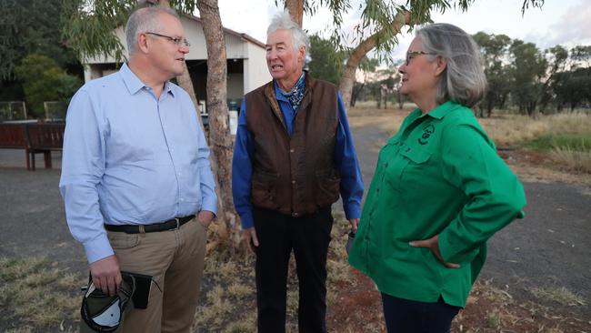 Scott Morrison visits Gipsy Plains, near Cloncurry, in Queensland. Picture: Adam Taylor/PMO