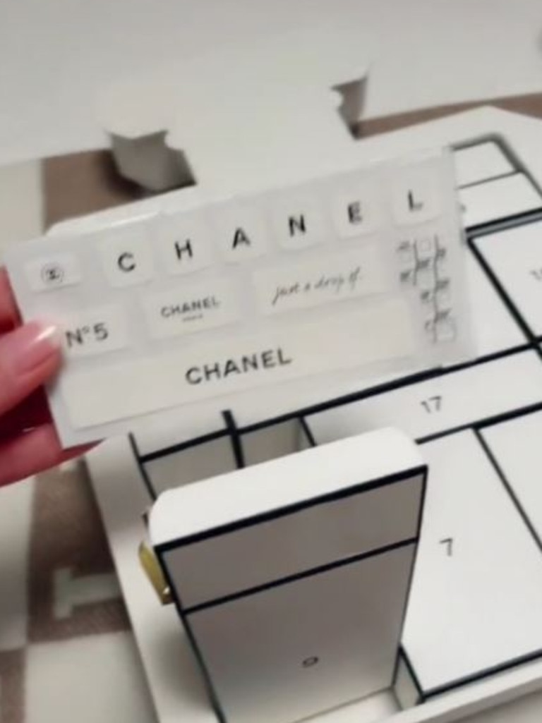 Chanel shopper who purchased $1140 luxury advent calendar is 'super bummed'  after uncovering underwhelming items