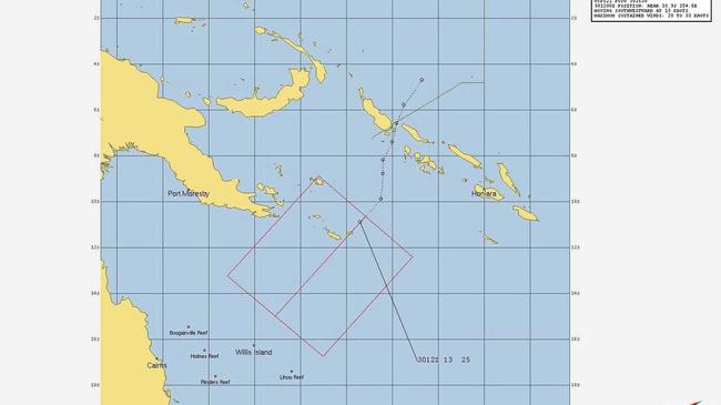 The tropical low was detected over 300 nautical miles from Honiara on the Solomon Island. It is predicted to turn into a tropical cyclone in the coming days.