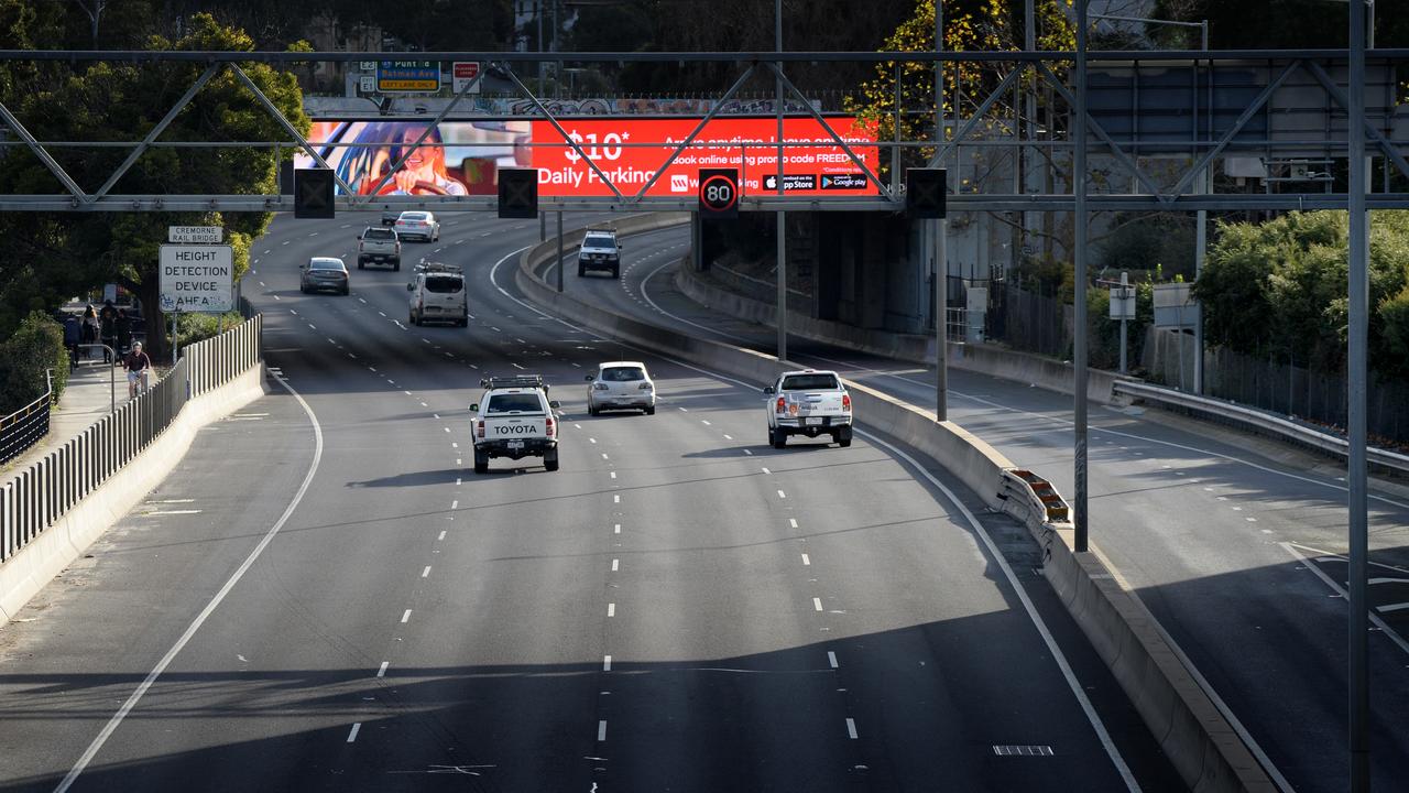 Toll road operator Transurban received more than 440,000 scam reports in just 18 months. Picture: NCA NewsWire / Andrew Henshaw