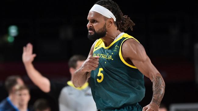 Patty Mills is promising a series of up-close and uncut experiences, including a clinic in Knox, on his Australian tour in September. Picture: Aris MESSINIS/AFP.